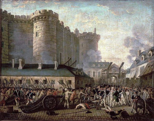 Storm of the Bastille - plus ça change? From Wikimedia (unknown artist)